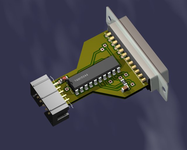 ISP Dongle SMD Bestückungsseite